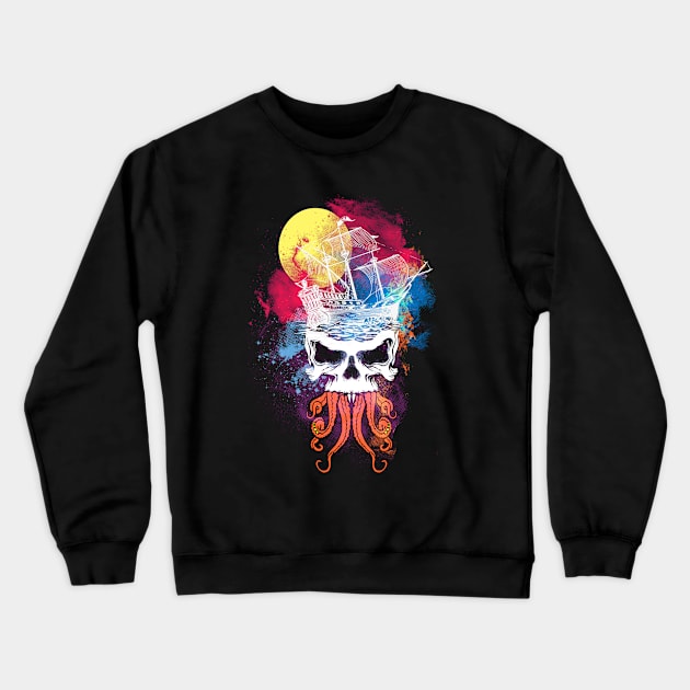 Pirate's Life Crewneck Sweatshirt by IvaNova78